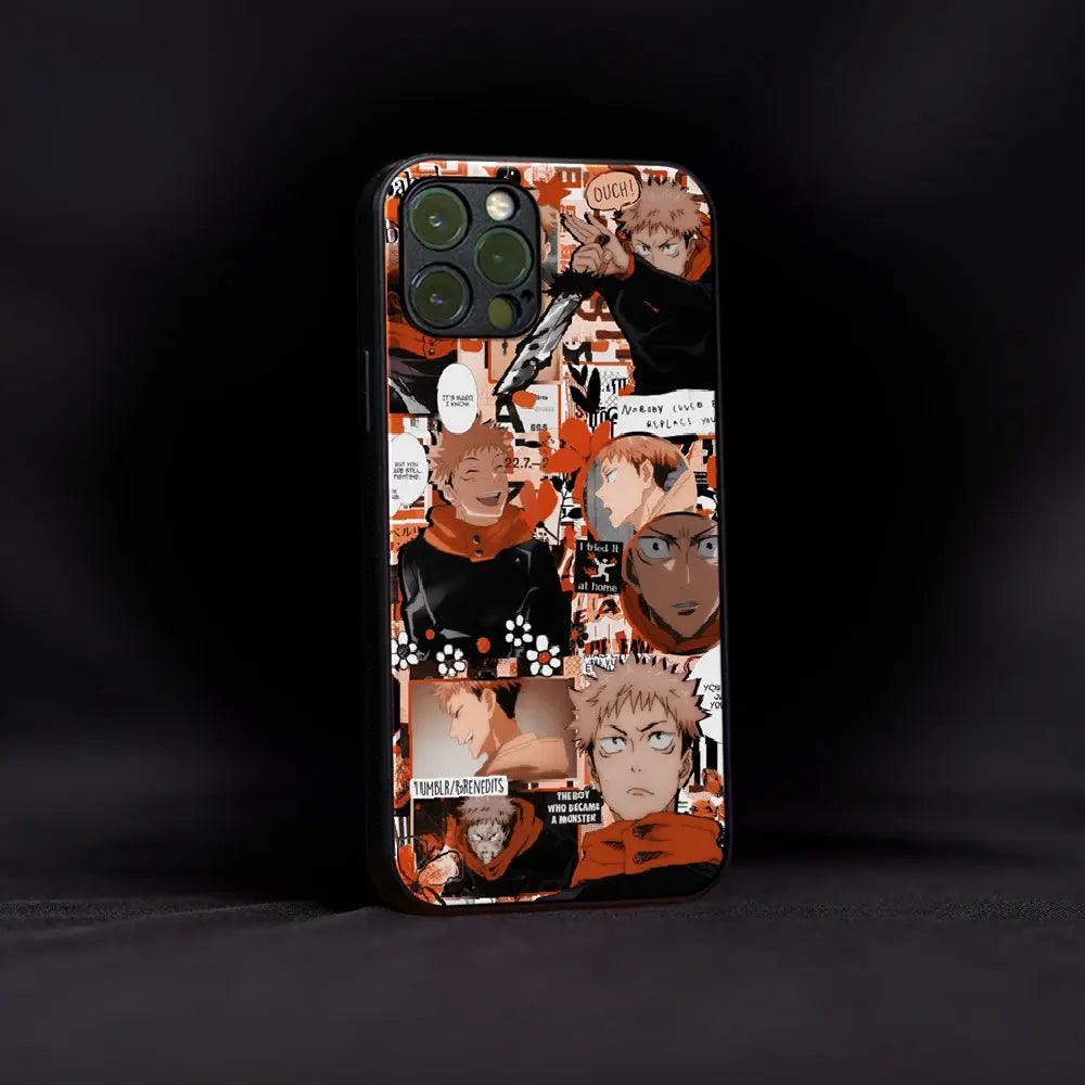 Itadori Yuji Anime Glass Case