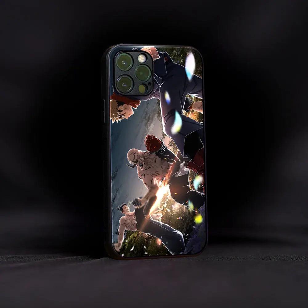 Jujutsu Kaisen Fight Scene Glass Case