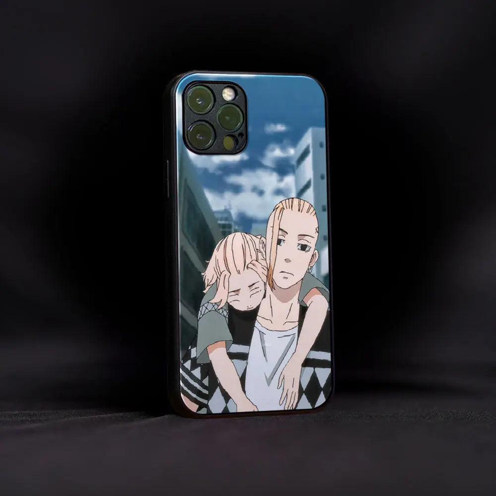 Mikey and Draken Glass Case