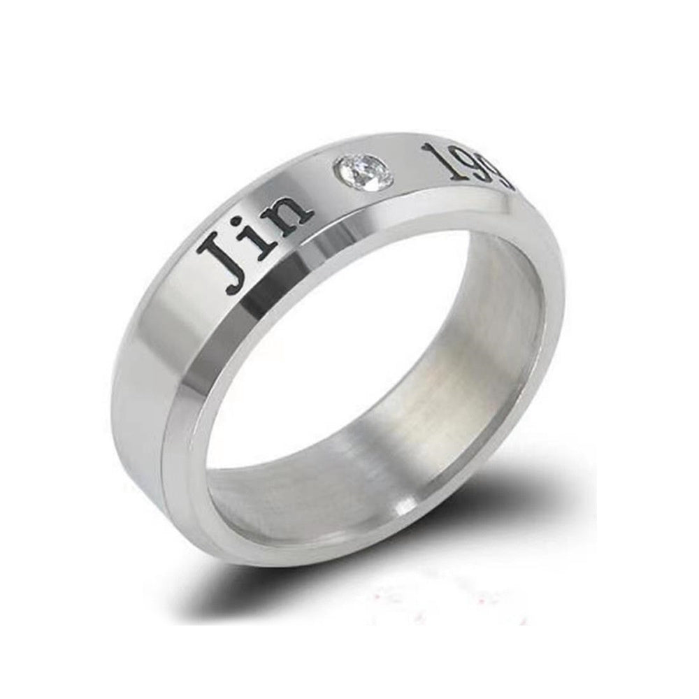 BTS Sterling Silver Ring