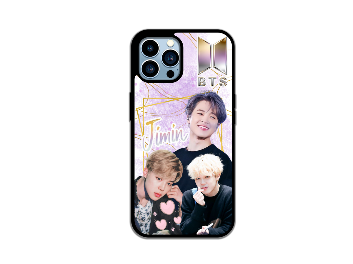 BTS Jimin iPhone Case – Purple Galaxy K‑Pop Phone Cover for ARMY