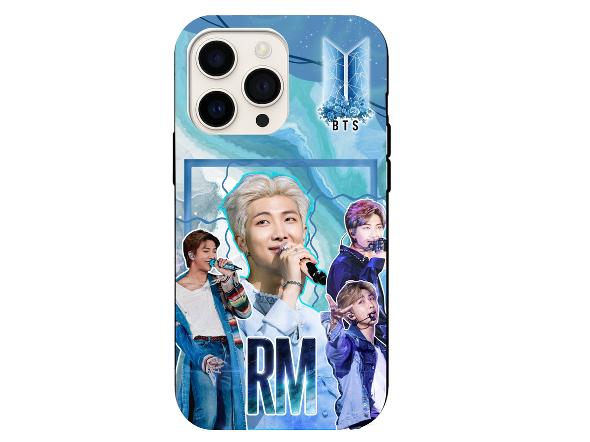 BTS RM Blue Marble Galaxy iPhone & Samsung Case - ARMY Fan Design