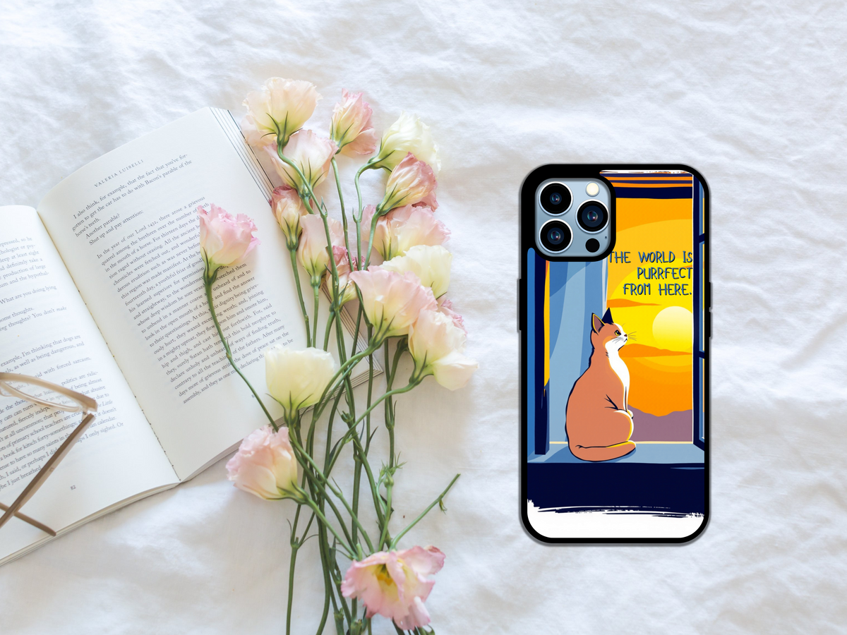 The World is Purrfect from Here Phone Case