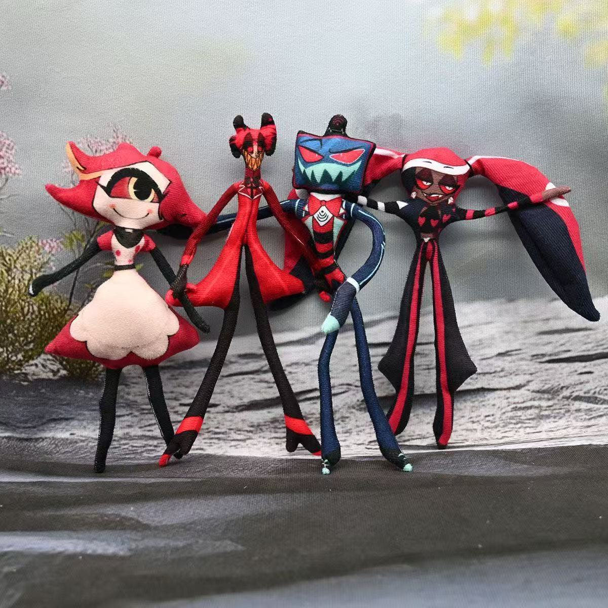Hazbin Hotel wire skeleton Figure Hazbin-4PCS