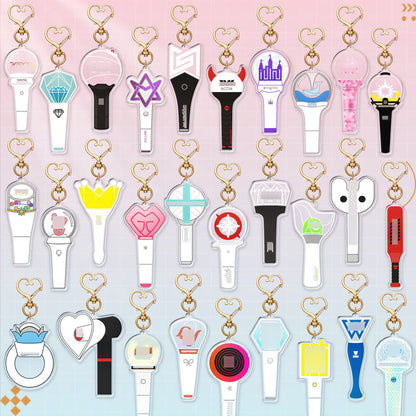 K-pop group support keychains