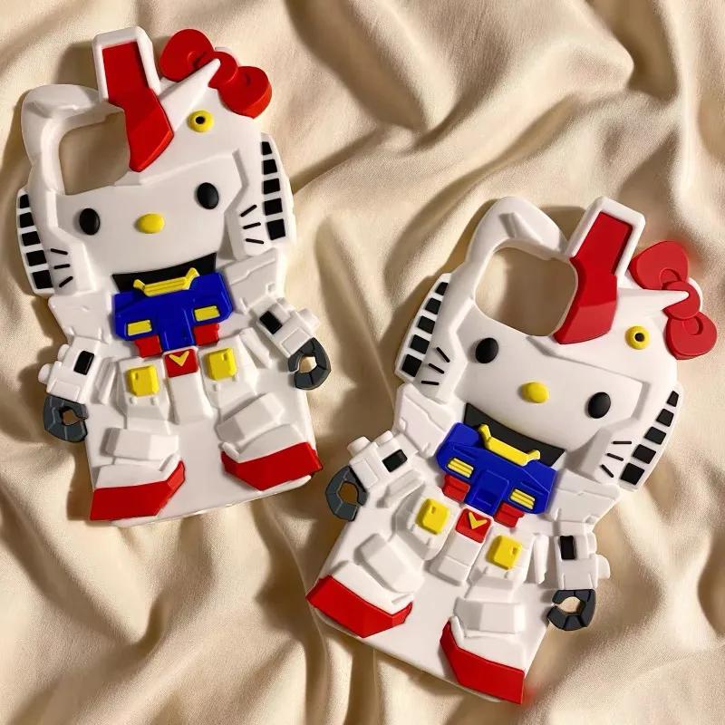 Gundam Fusion Hello Kitty Phone Case