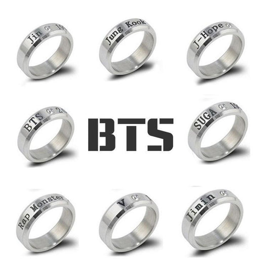 BTS Sterling Silver Ring