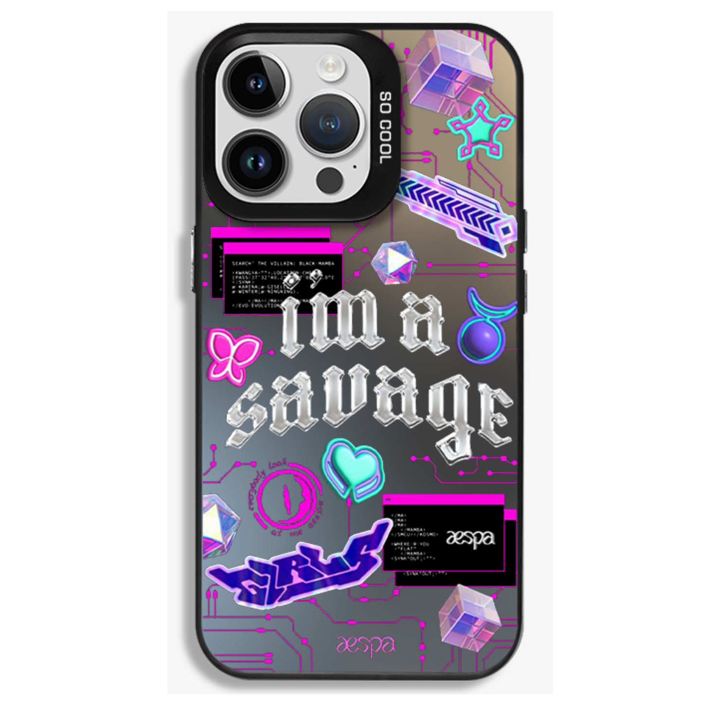K-pop SM aespa Phone Case LUCKANIME LIMITED K-pop SM aespa Phone Case LUCKANIME LIMITED
