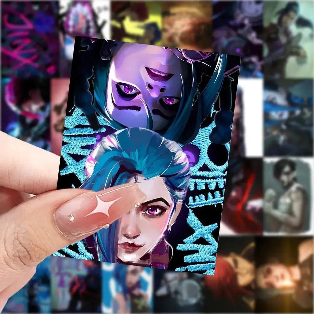 Battle of the Two Cities Jinx blasts Piltover LOL peripheral decoration stickers