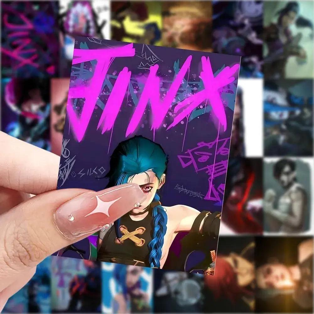 Battle of the Two Cities Jinx blasts Piltover LOL peripheral decoration stickers