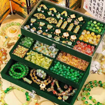 Girls Christmas Gift DIY Jewelry Set Deluxe Gift Box Set - 10 Colors 500pcs