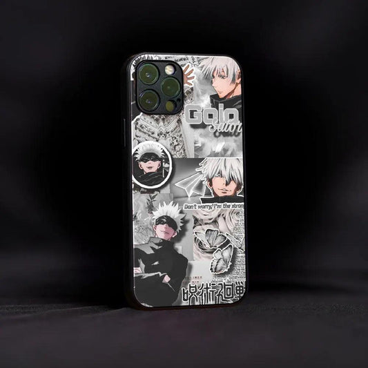 I Am Strong Satoru Gojo Glass Case