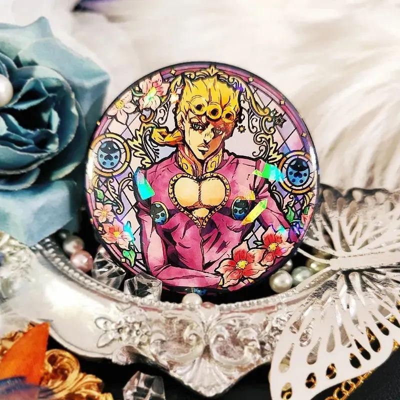 JOJO's Bizarre Adventure Barji Giovanna Bucciarati Badge - Limited Edition