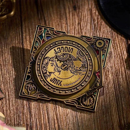 LOL Goods co-branded Twin Cities War rotatable record commemorative badge