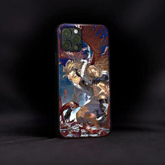 My Hero Academia Hawks Glass Case