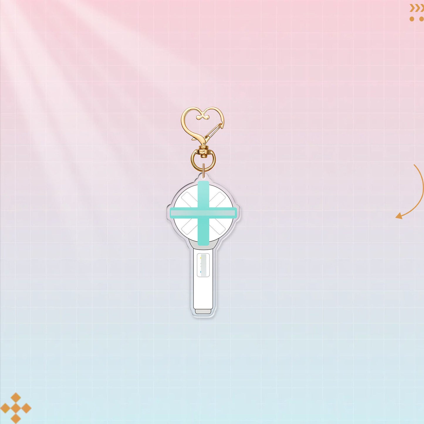 K-pop group support keychains