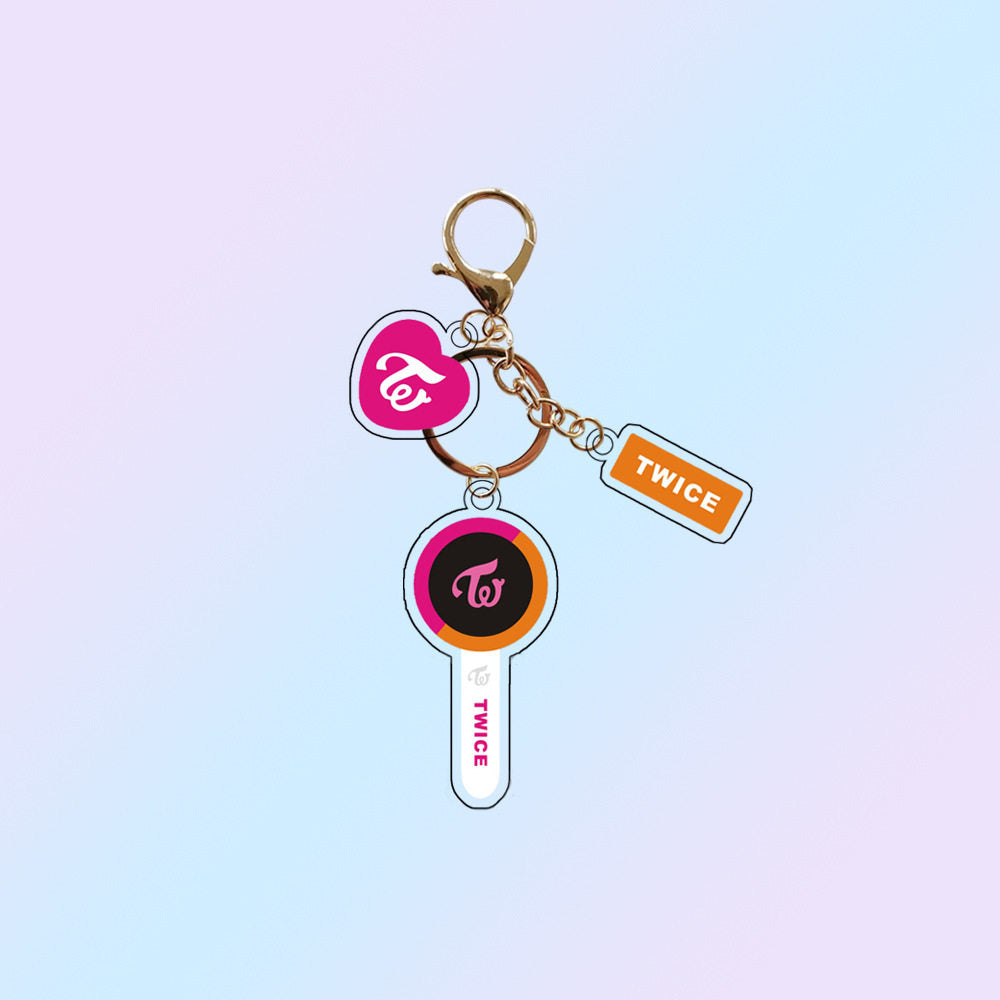 K-pop group support keychains