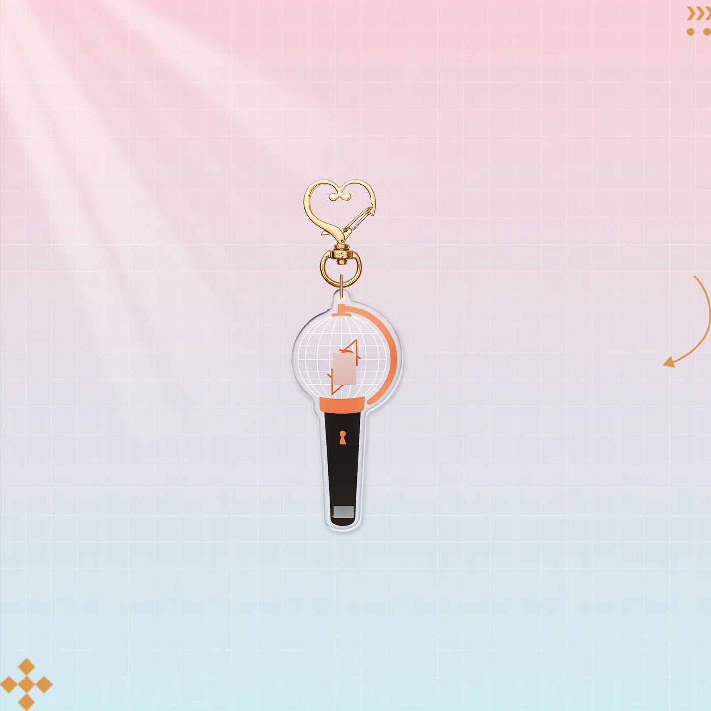 K-pop group support keychains
