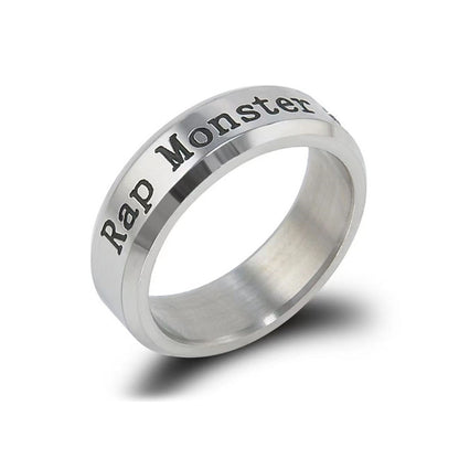 BTS Sterling Silver Ring