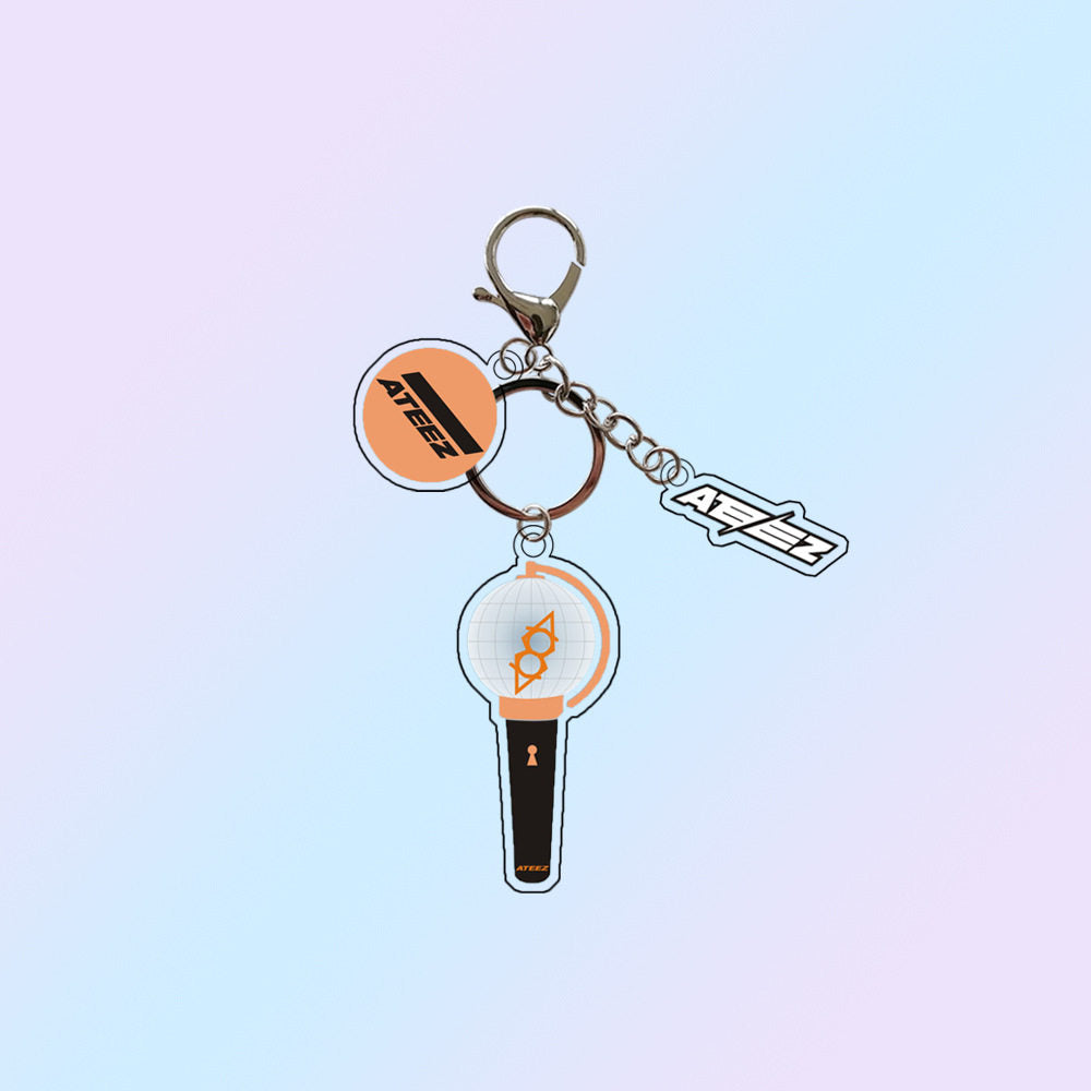 K-pop group support keychains