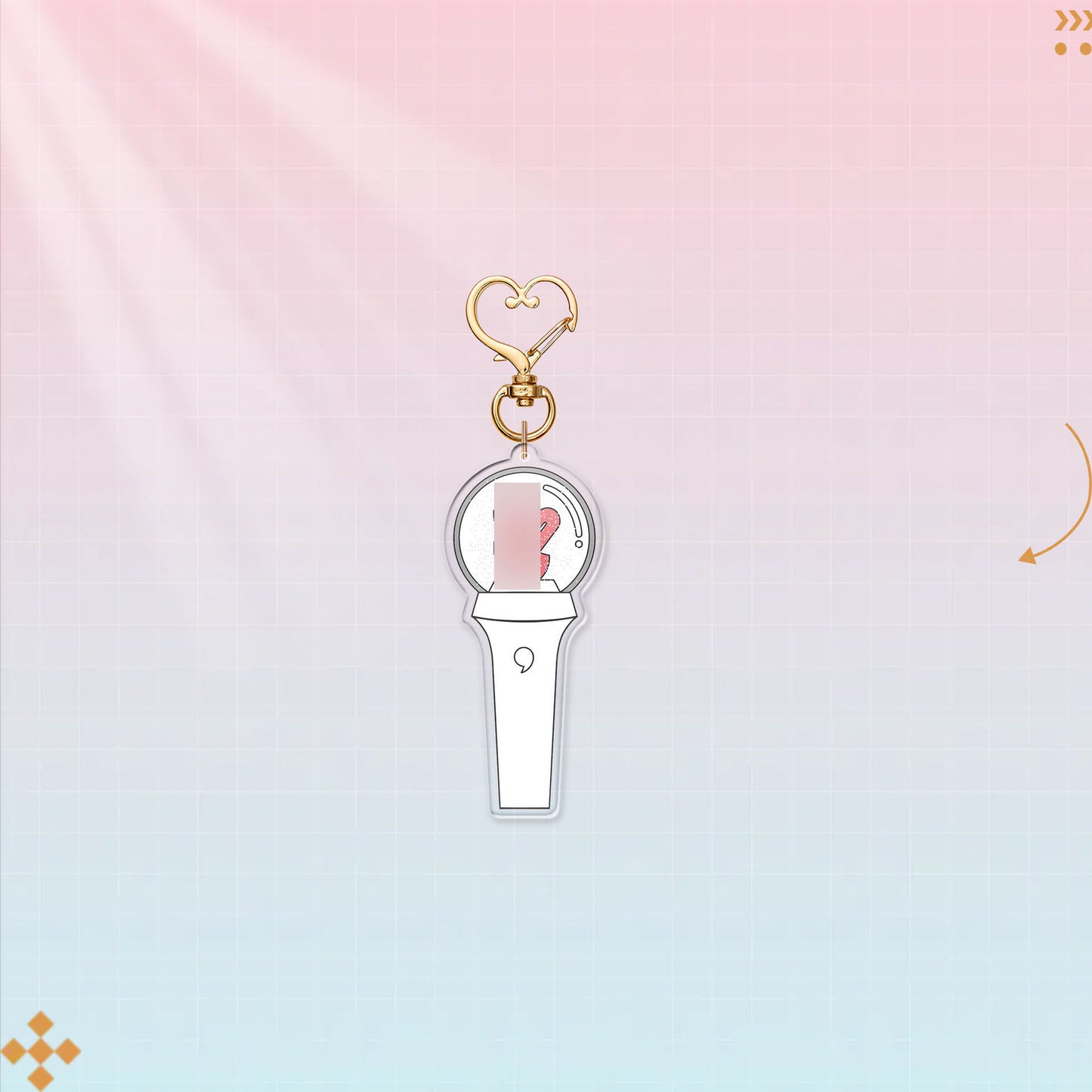 K-pop group support keychains