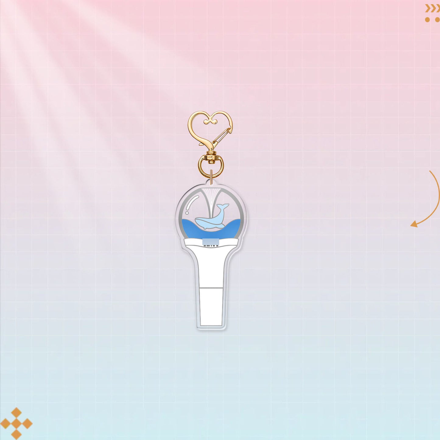 K-pop group support keychains