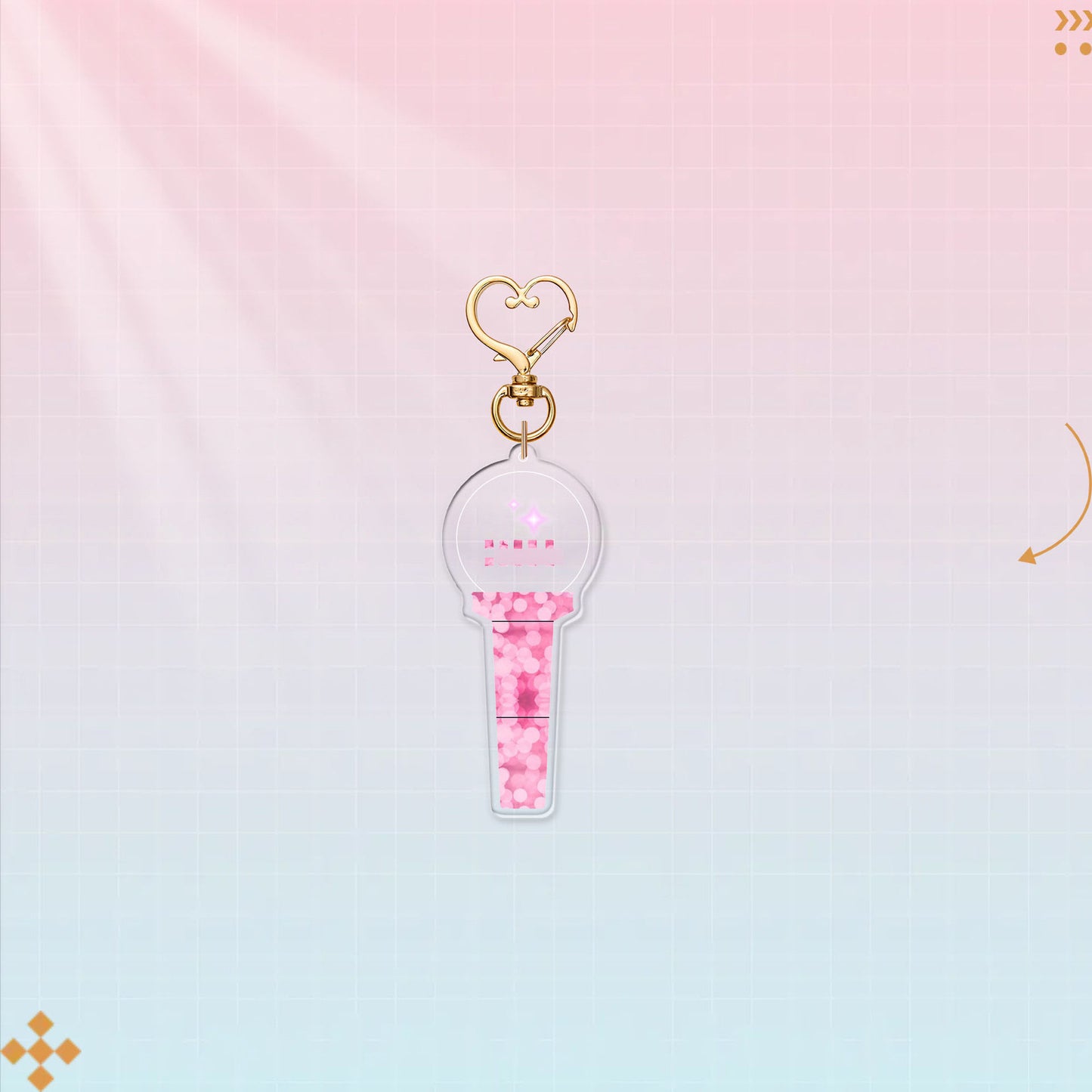 K-pop group support keychains