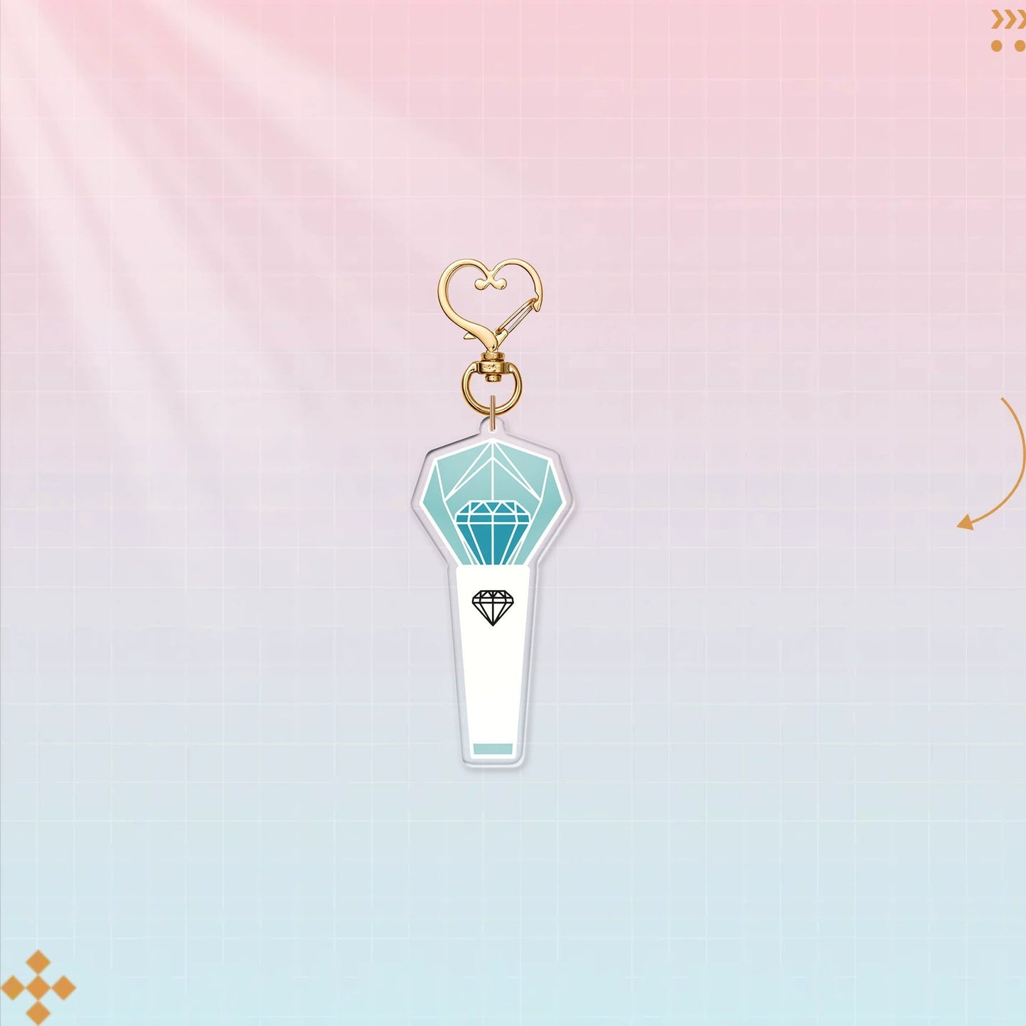 K-pop group support keychains