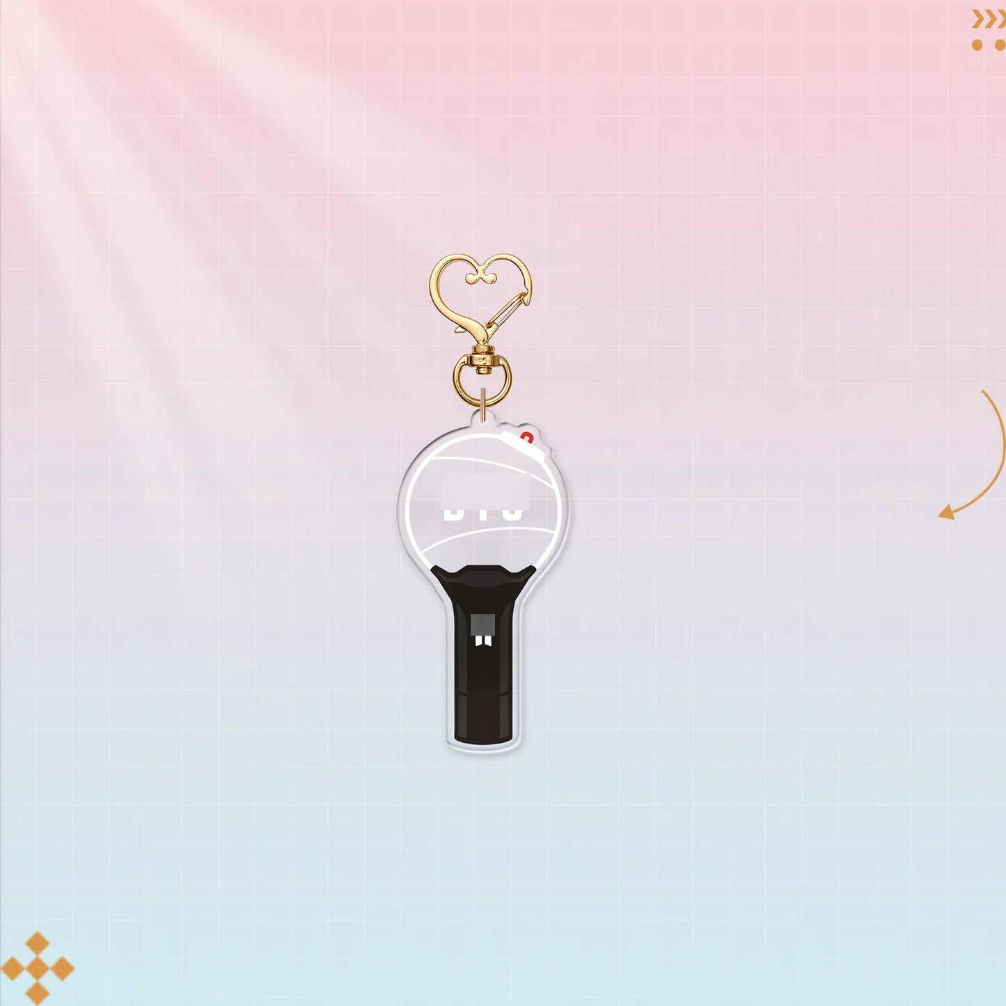 K-pop group support keychains