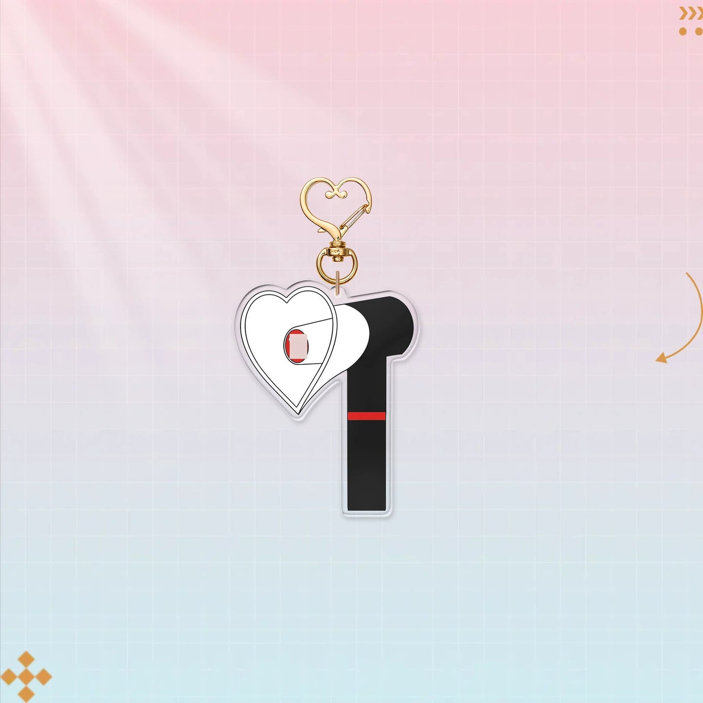 K-pop group support keychains