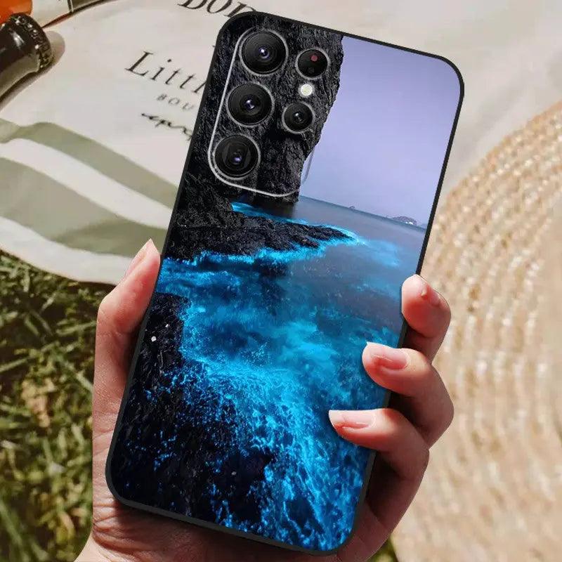 luckanime 3D animal landscape art full brand mobile phone case